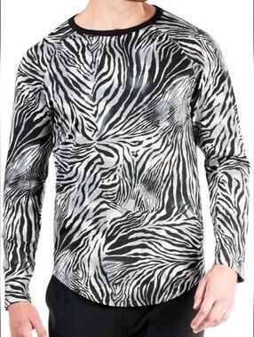 Natori Kaede, New! Size XL, Zebra Print, Stretch Jersey